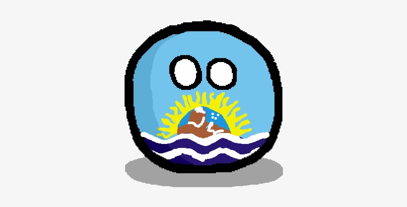 Santa Cruzball - Delaware Countryball, transparent png #3229501