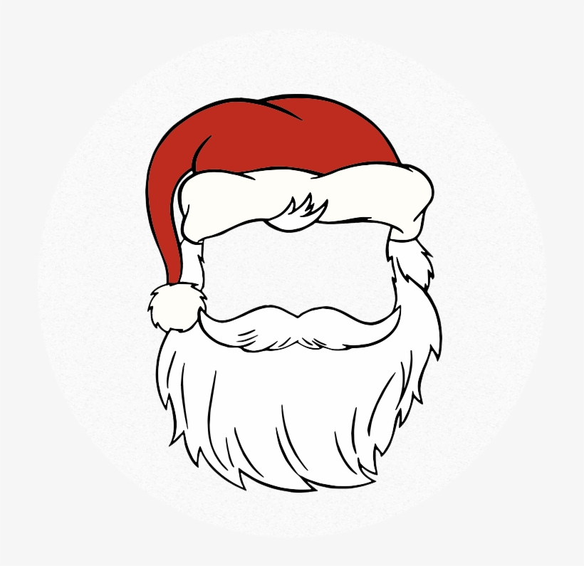 Santa Is Real Website - Mascara De Santa Claus, transparent png #3229615