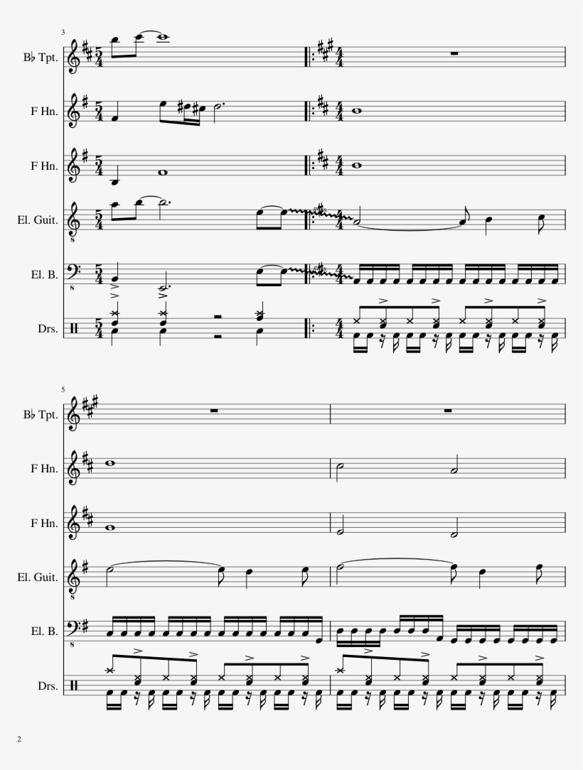 Capcom Sheet Music 2 Of 8 Pages - Marvel Vs. Capcom, transparent png #3229908