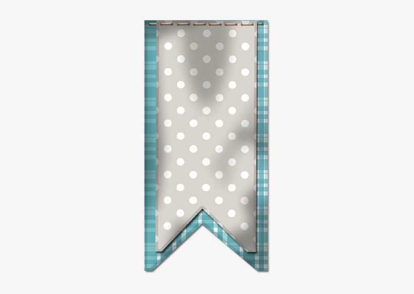 Free Sunny Kit 50 Forked Ribbon Digital Scrapbook Element - Polka Dot, transparent png #3229910