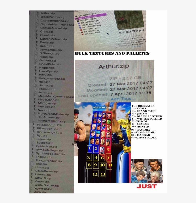 Again, This Is Not Official, And Capcom Hasn't Introduced - Marvel Vs Capcom Infinite Roster Leak Zip, transparent png #3230130