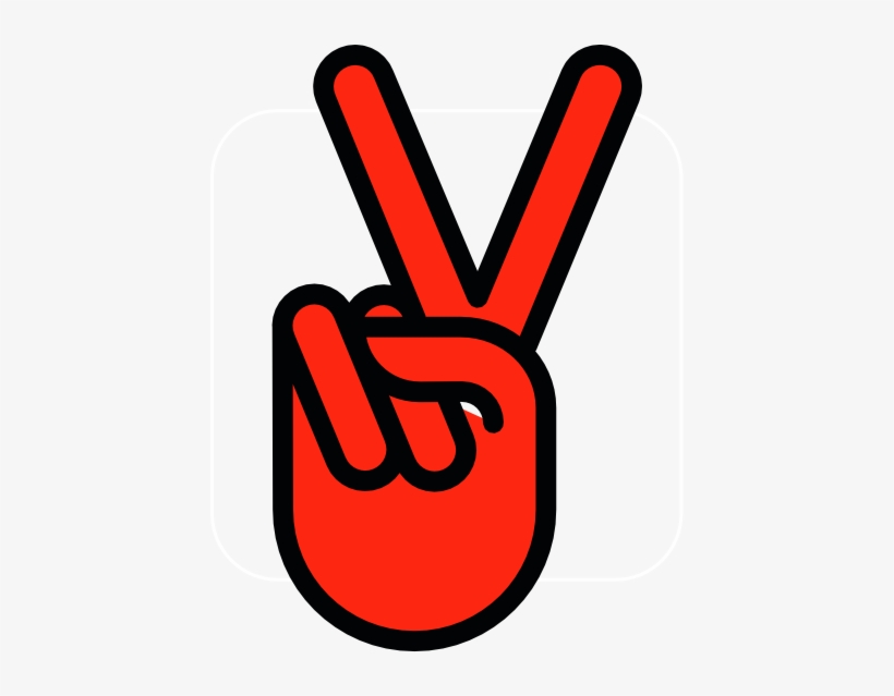 Peace Sign Clipart Red - Peace Sign Red Png, transparent png #3230176