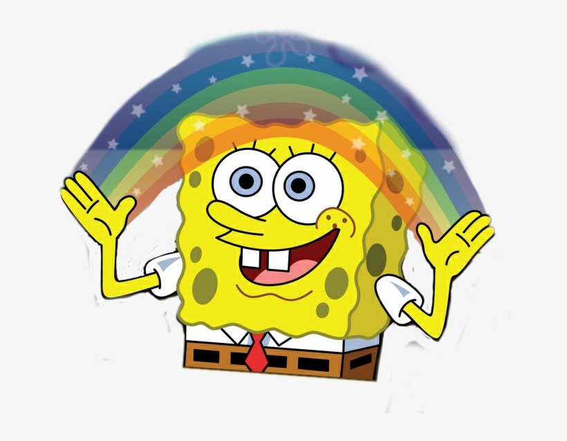 Freetoedit Spongebob Imagination Meme - Funny The More You Know Meme, transparent png #3230246