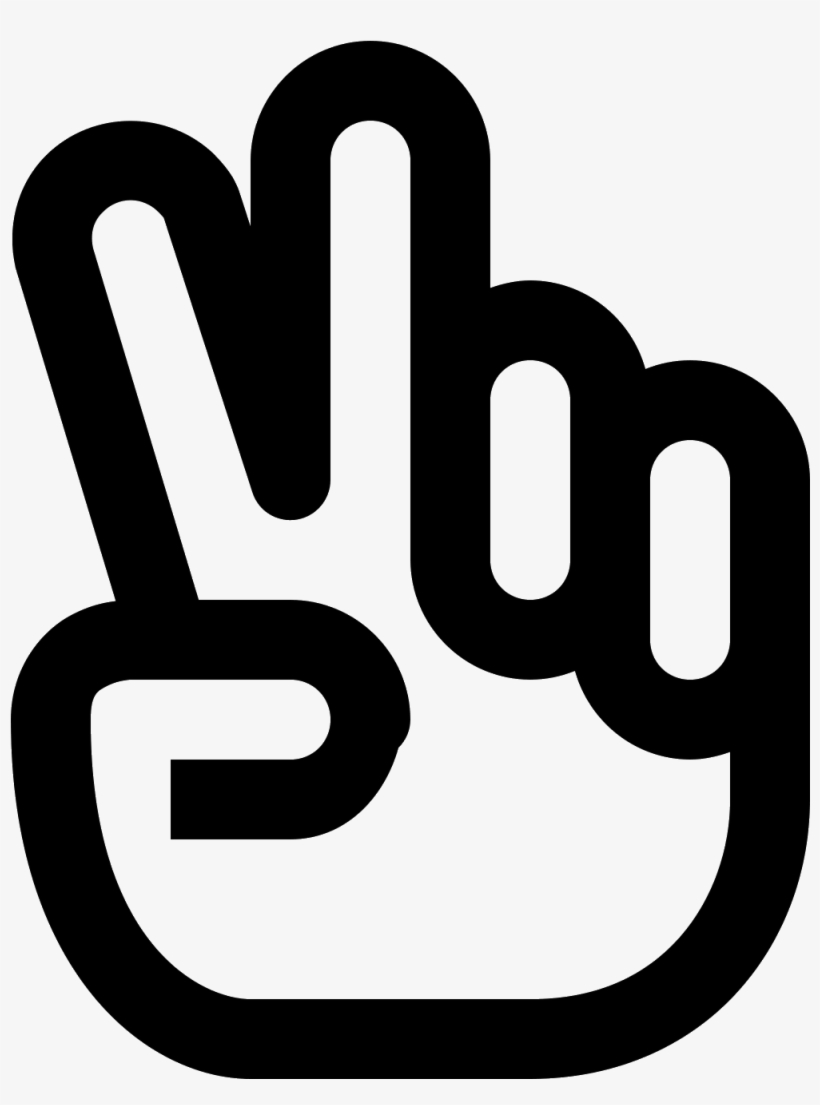 Hand Peace Icon - Peace Icon Png, transparent png #3230271