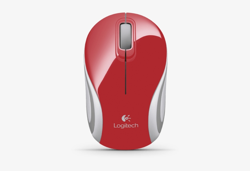 Logitech Wireless Mini Mouse M187 Red, transparent png #3230649