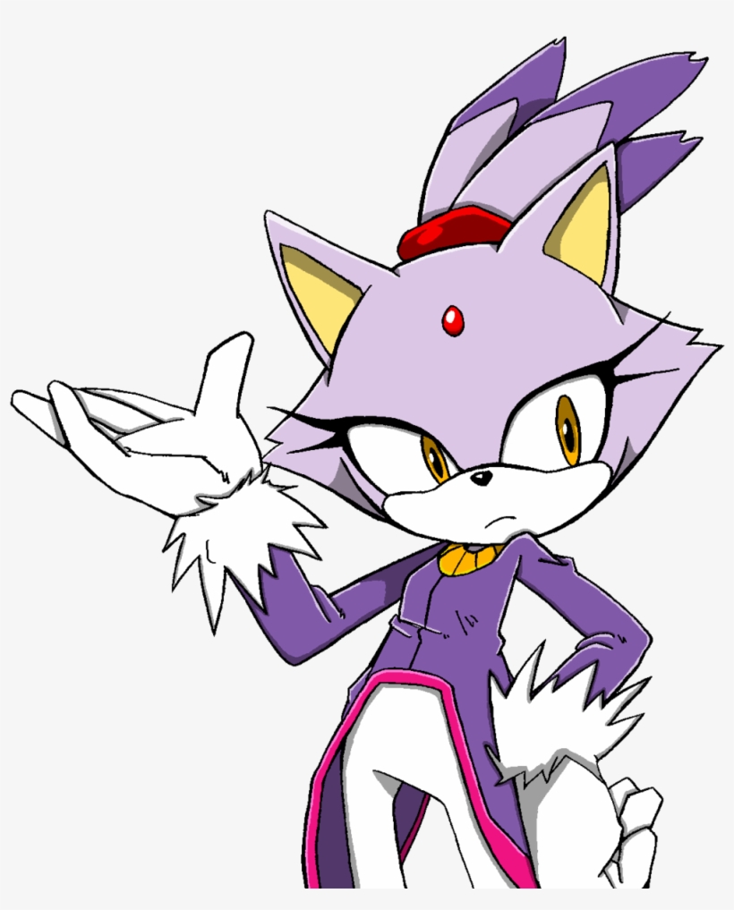 Blaze The Cat Sonic Channel, transparent png #3230669