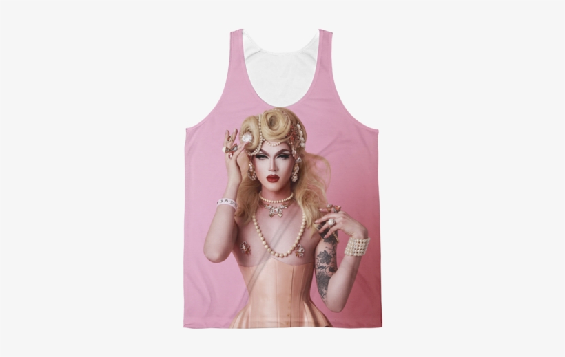 Pearl Pink Photo Sublimated Tank Top - Drag Queen Named Pearl, transparent png #3230792