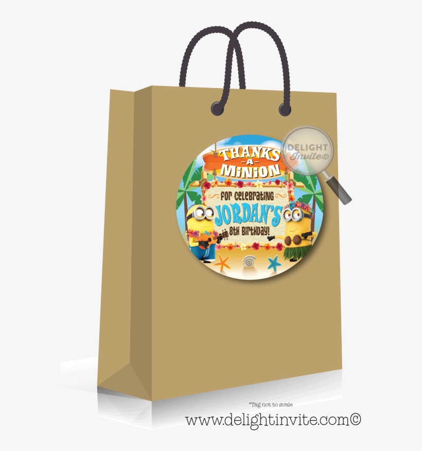 Luau Pool Party Minions Sticker Tags - Universal Миньоны Папка Для Тетрадей Цвет Бирюзовый, transparent png #3230820