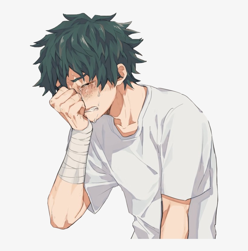 #bnha #midoriya Izuku #izuku Midoriya #аниме Кун #аниме - My Hero Academia Sad Fanart, transparent png #3230837