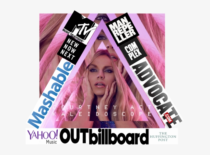 Courtney Act's Debut Ep Kaleidoscope' Came Out Yesterday - Courtney Act / Kaleidoscope, transparent png #3230838