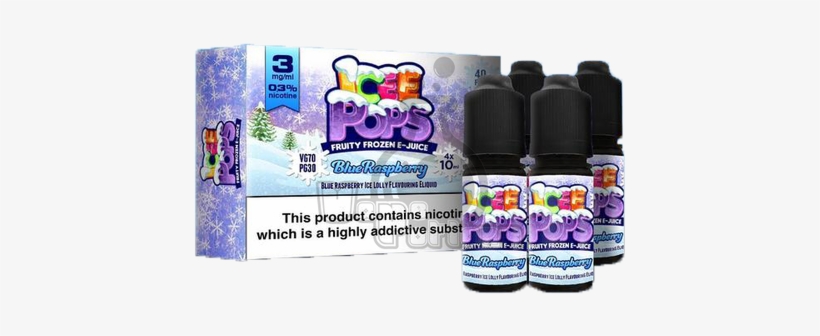 Blue Raspberry By Icee Pops E Liquid - Cosmetics, transparent png #3230887