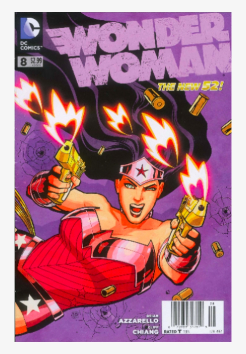 41541 Story Inline Image - Wonder Woman With Gun, transparent png #3231024