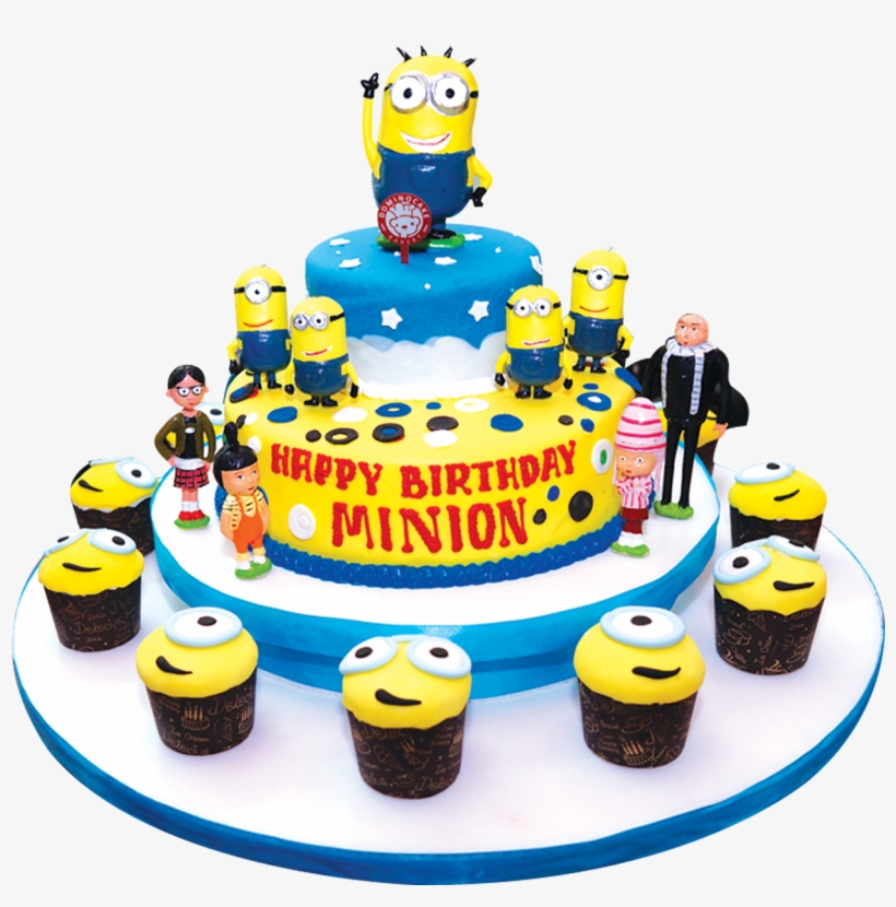 Bm 3176 Minion All Together And Cc 30 Cup Cake Minion - Minions, transparent png #3231303
