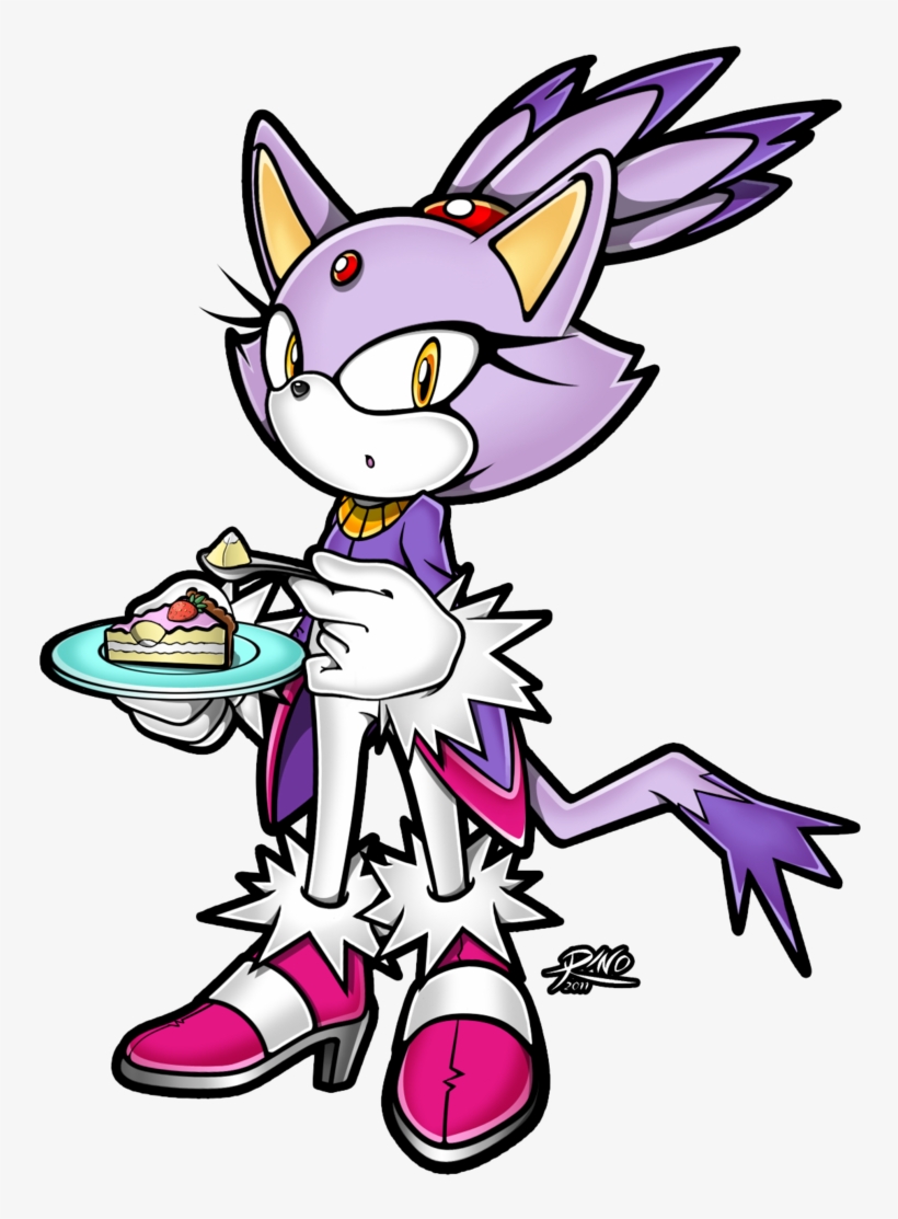 Sonic Rush Sonic Rush Adventure Tails Cat Pink Mammal - Blaze The Cat Eating, transparent png #3231384