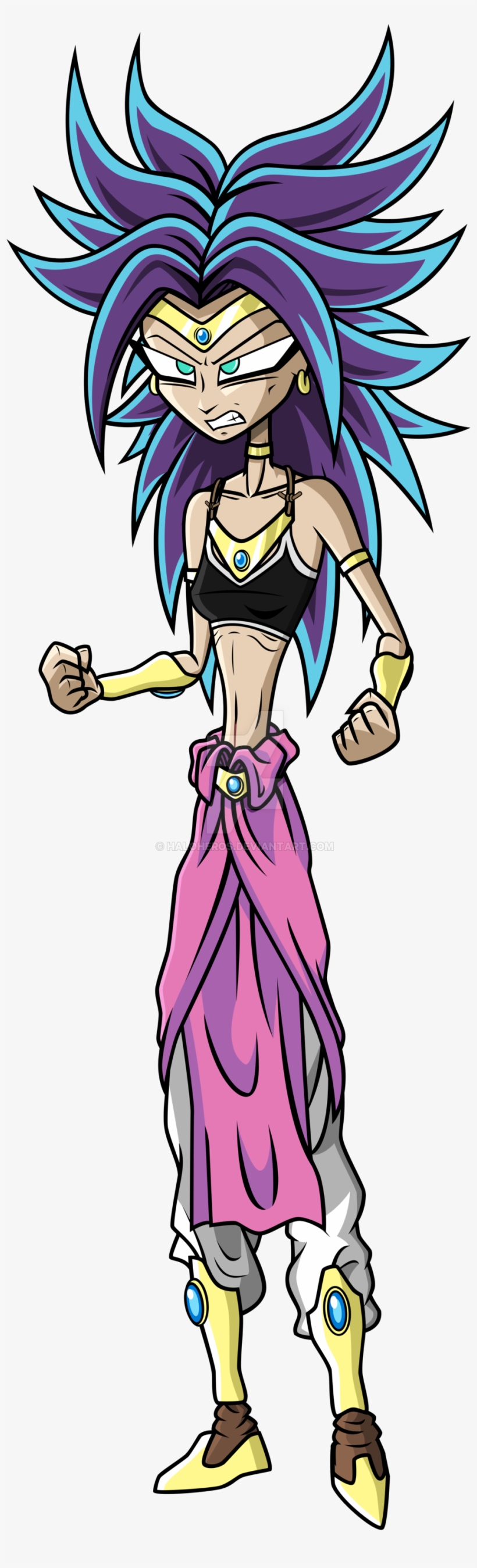 Broly Restrained Super Saiyan, transparent png #3231413