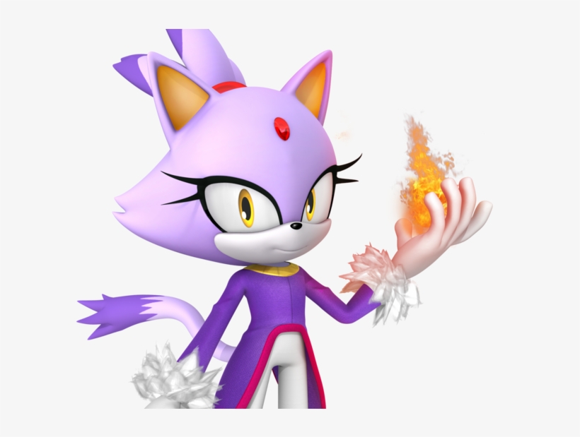 Modern Blaze The Cat, transparent png #3231461