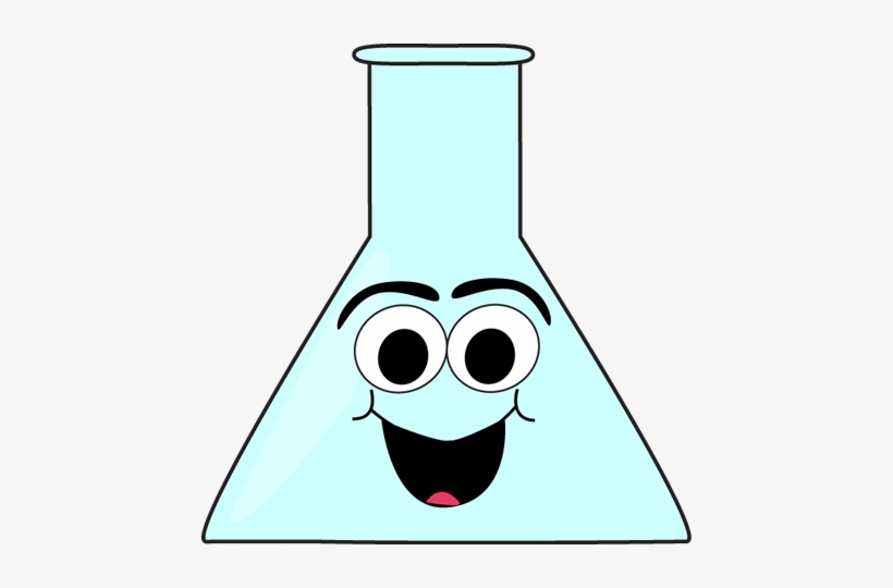 Cartoon Science Beaker - Science Beaker With Face, transparent png #3231559