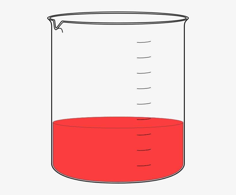 Red Water In Beaker, transparent png #3231613