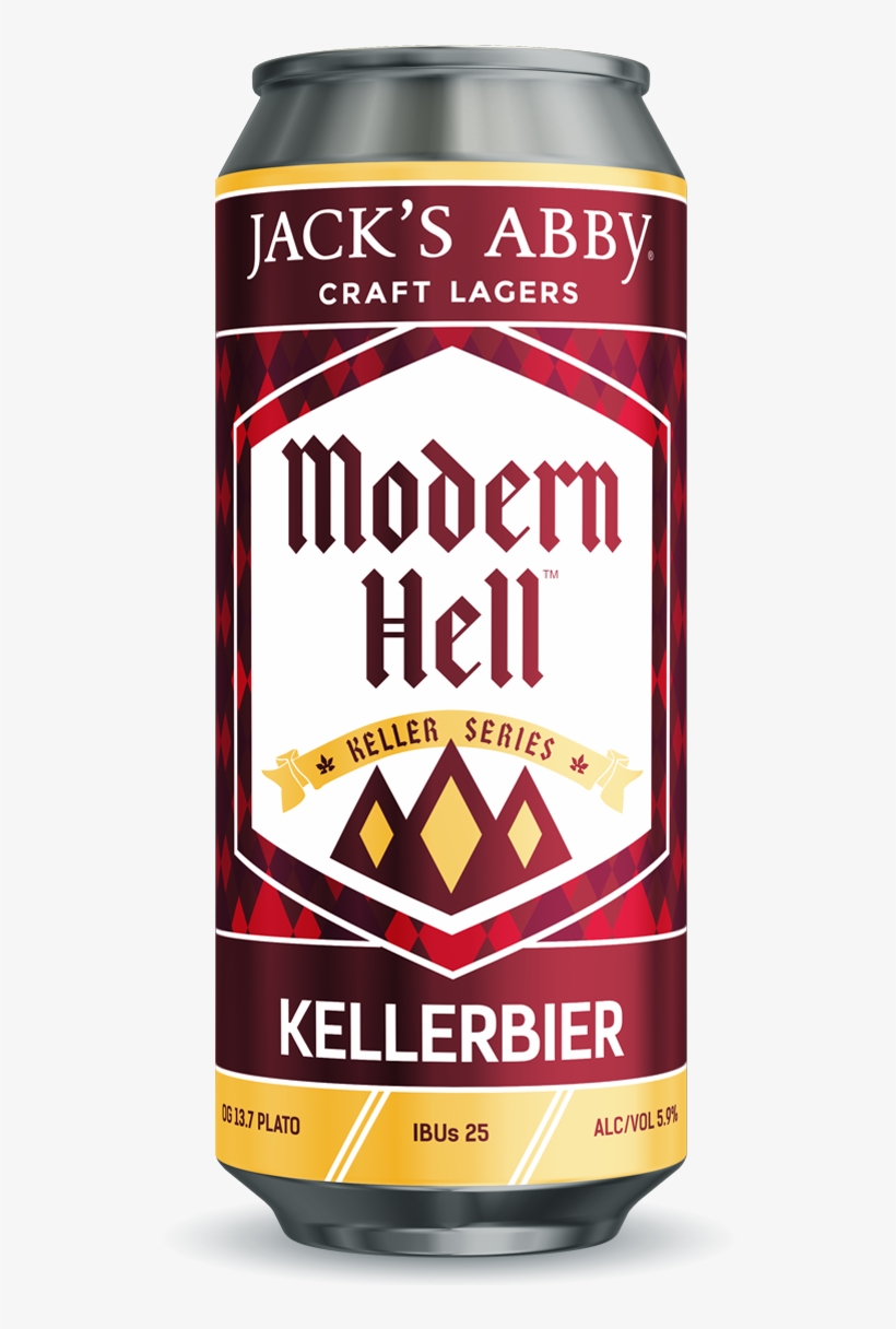 Modern Hell 16oz Kellerbier - Jack’s Abby ‘house Lager’ 16oz 6pk Cans, transparent png #3231765