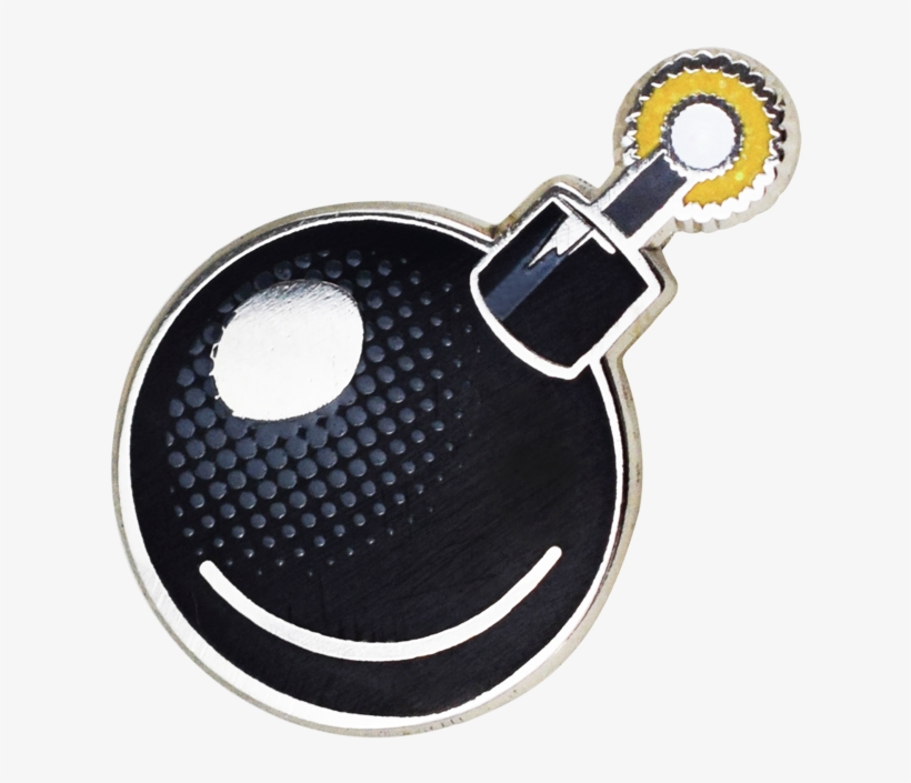 Bomb Emoji Pin - Emoji, transparent png #3231886