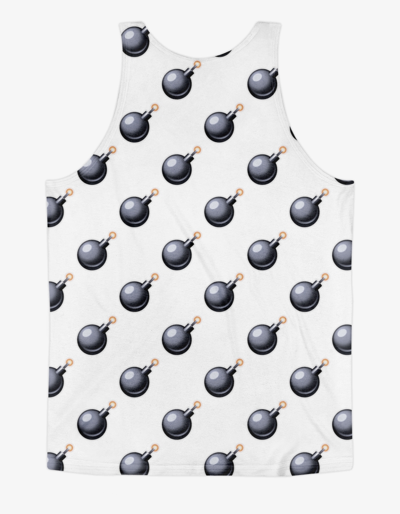 All Over Emoji Tank Top - Active Tank, transparent png #3232062