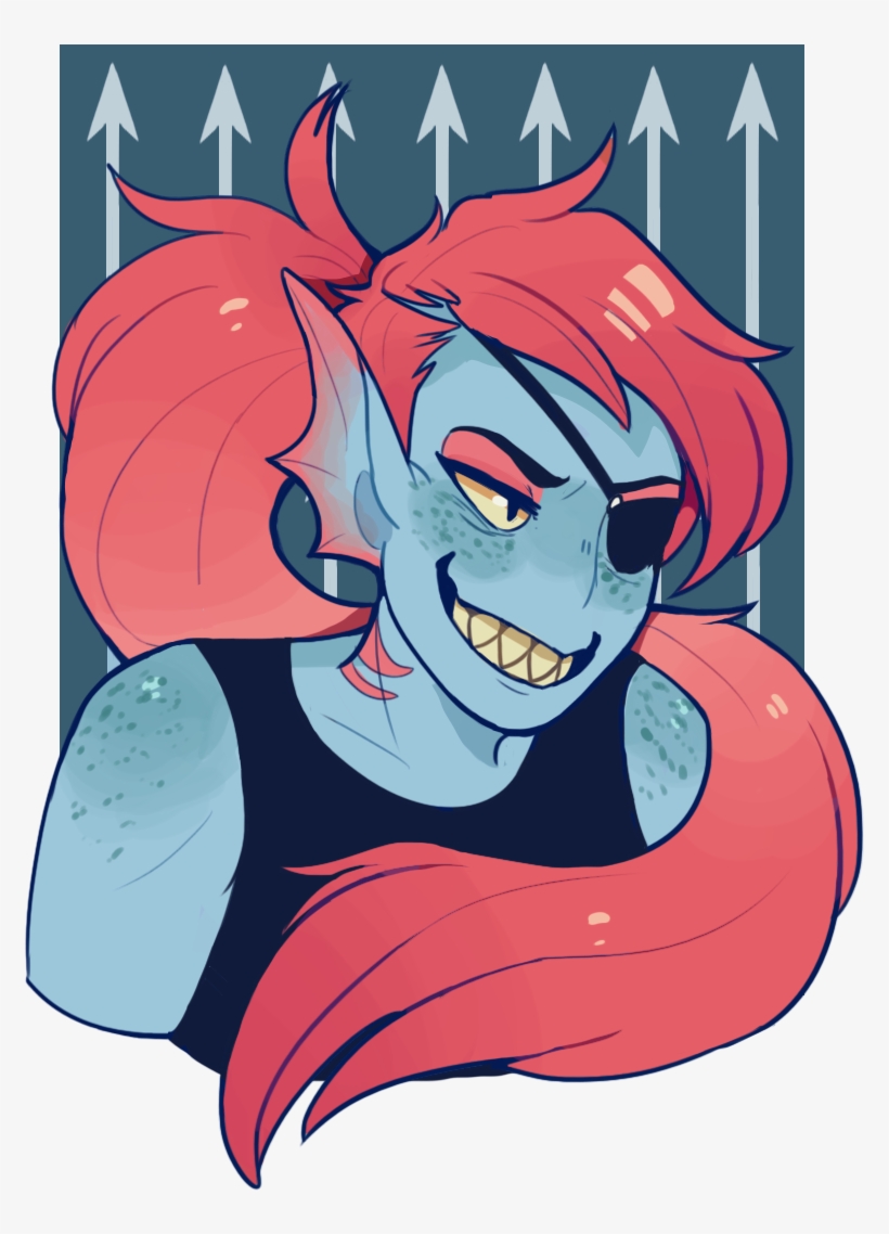Undyne By Karcharos On Tumblr - Video Game, transparent png #3232428