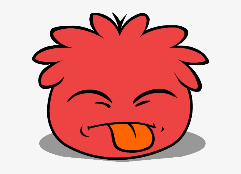 Red Puffle - Red Gummy Bear Clip Art, transparent png #3232448