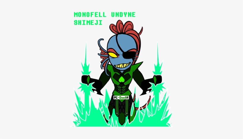 “ So After A Lot Of Crying And - Undertale Undyne Shimeji, transparent png #3232552