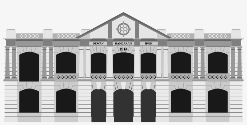 This Free Icons Png Design Of Ipoh City Hall Building, transparent png #3232643