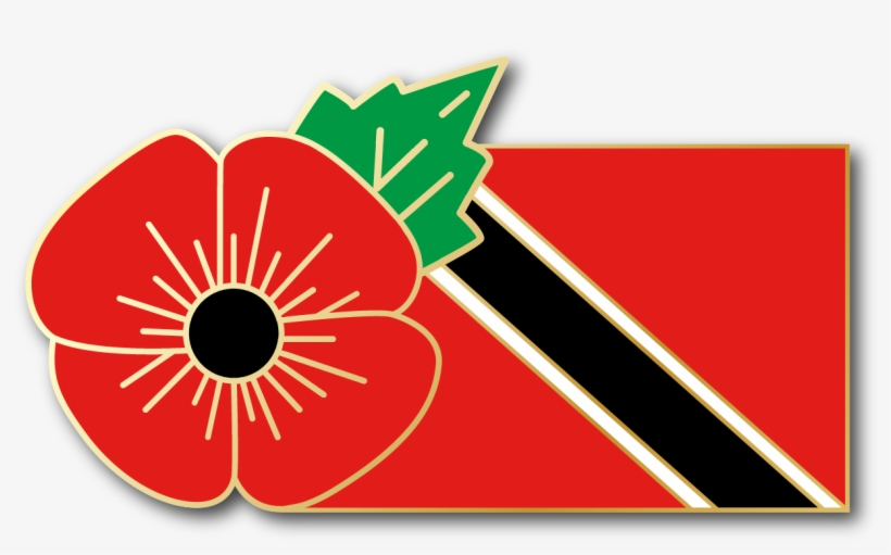 Image Of Trinidad & Tobago Fmn Poppy/flag Combo Medal - Millimetre, transparent png #3232731