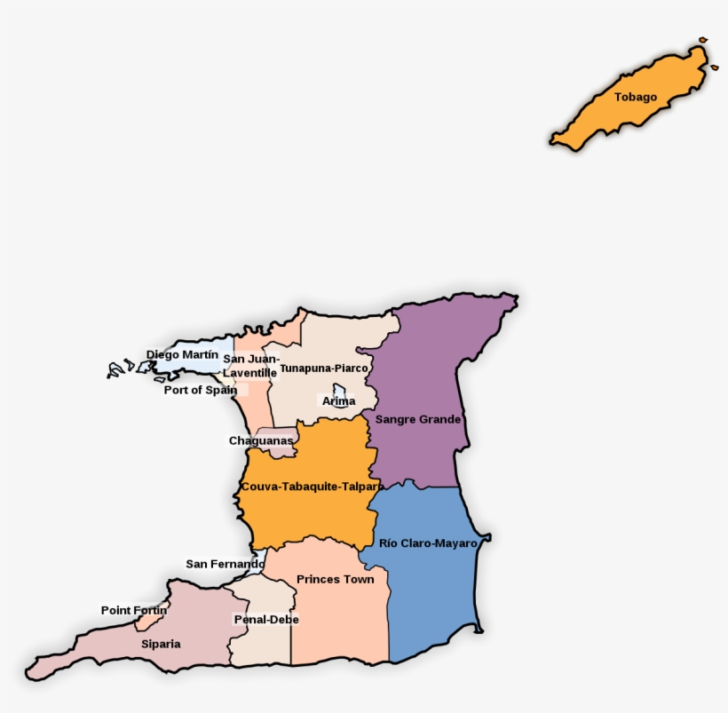 Regional Corporations And Municipalities Of Trinidad - Trinidad And Tobago Regional Corporations, transparent png #3233005