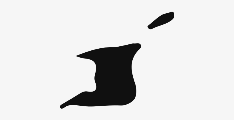 Trinidad And Tobago Black Country Map Shape Vector - Trinidad And Tobago Icon, transparent png #3233052