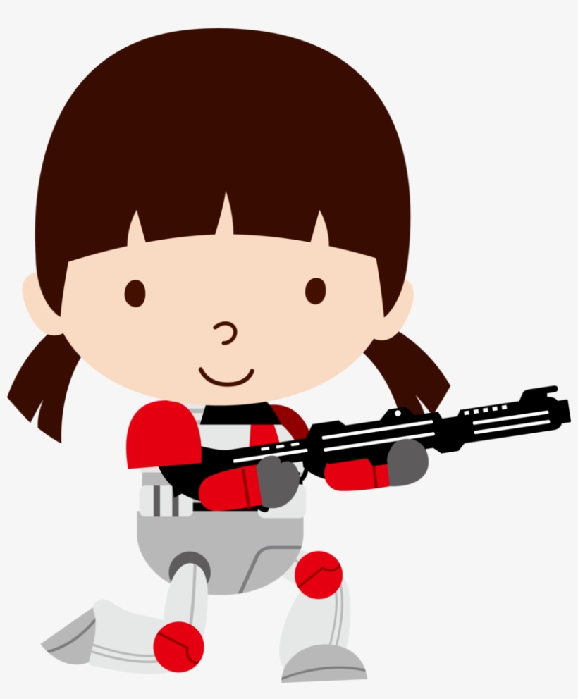 Clone Trooper Girl By On @ - Star Wars, transparent png #3233126