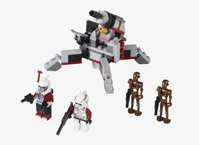 La Gamme Star Wars - Star Wars Elite Clone Trooper & Commando Droid, transparent png #3233263