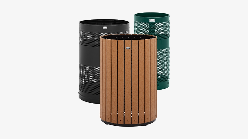 Choose Between 3 Styles - Rubbermaid Commercial Fgh55c Refuse Container, transparent png #3233383