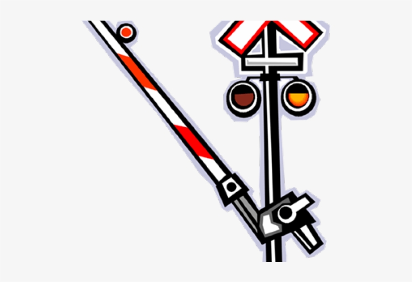 Railroad Clipart Railroad Crossing - Railroad Crossing Clipart, transparent png #3233580