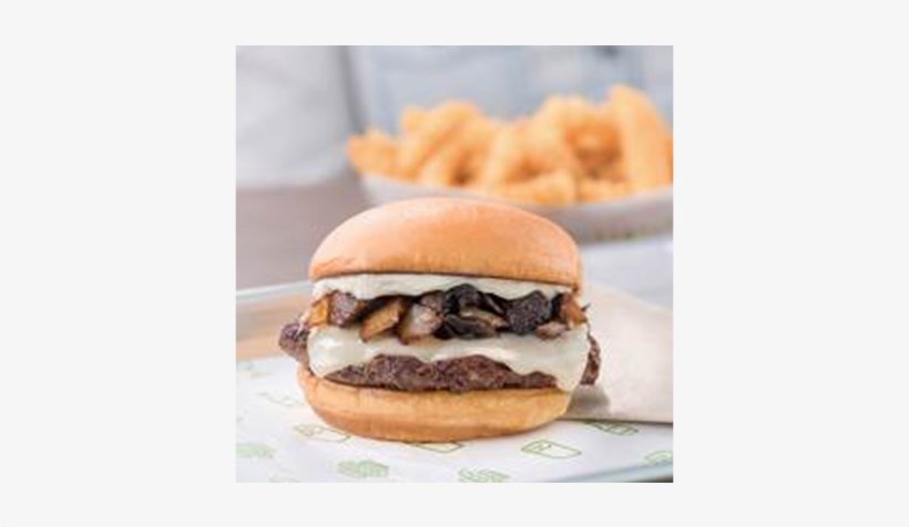 Shake Shack's Newest Offering Debuts In Ksa - Shake Shack Mushroom Swiss, transparent png #3233651