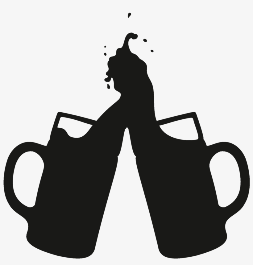 Prost - Beer Mug Silhouette Png, transparent png #3233735