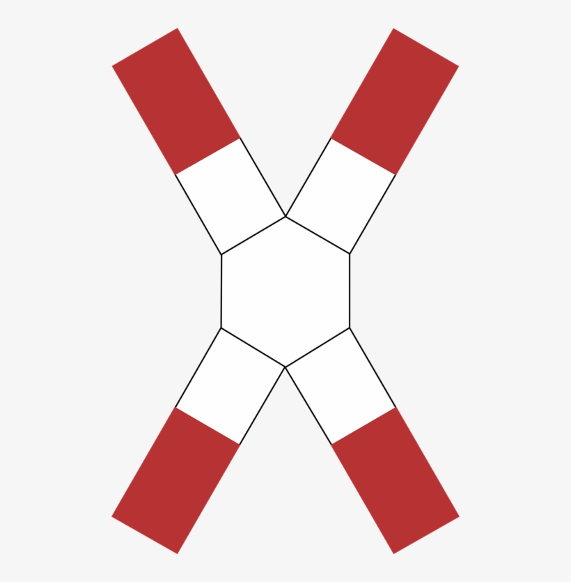 Railroad - Verkehrszeichen Andreaskreuz, transparent png #3233737