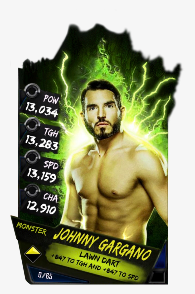 Supercard Johnnygargano S3 Hardened Fusion 10606 - Wwe Supercard Monster Cards, transparent png #3233804