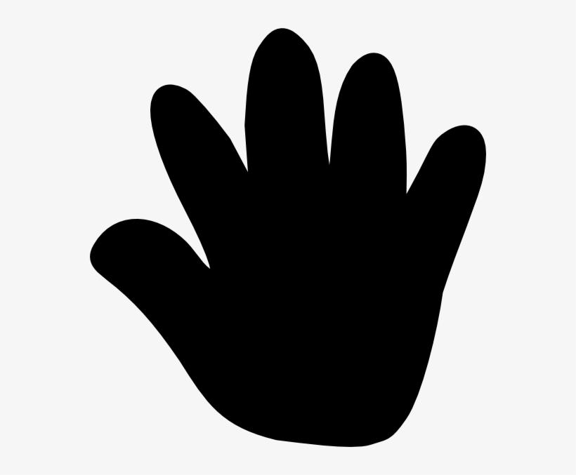 Child Hand Prints Clipart 3 By Sarah - Child Handprints Clipart Black And White, transparent png #3233891