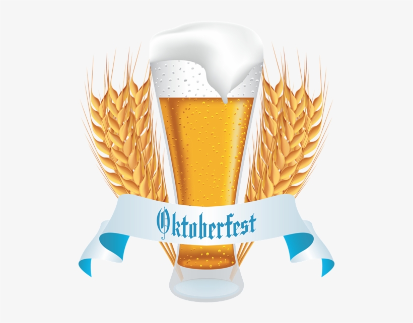 Oktoberfest Beer With Wheat Banner Png Clipart Image - Oktoberfest Clipart, transparent png #3234251