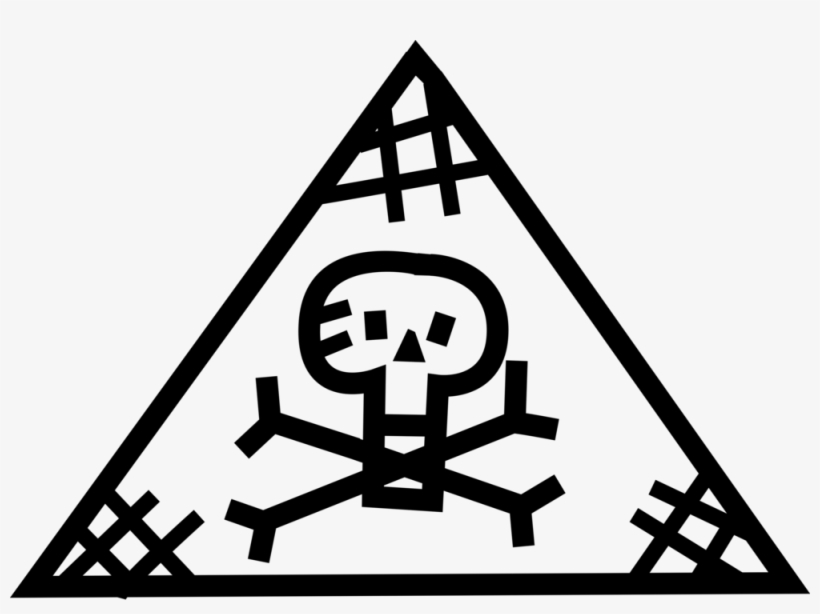 Vector Illustration Of Skull And Crossbones Identify - Clip Art, transparent png #3234335