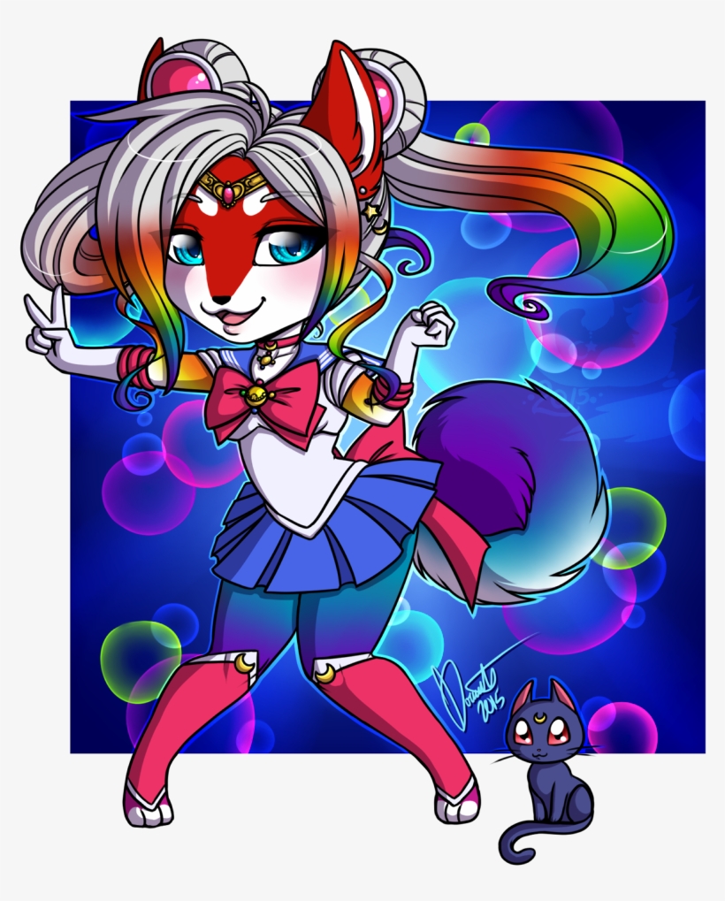 Sailor Moon Ych Cosplay Chibi - Cartoon, transparent png #3234437