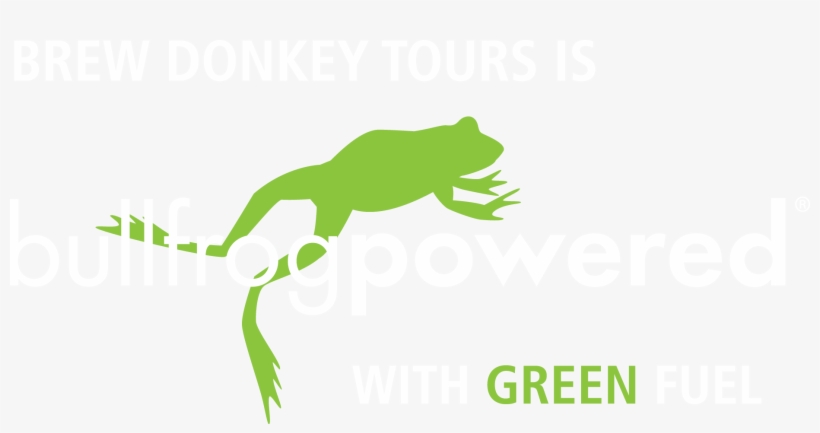 Brew Donkey Tours Bullfrog Powered - Bullfrog Power, transparent png #3234628
