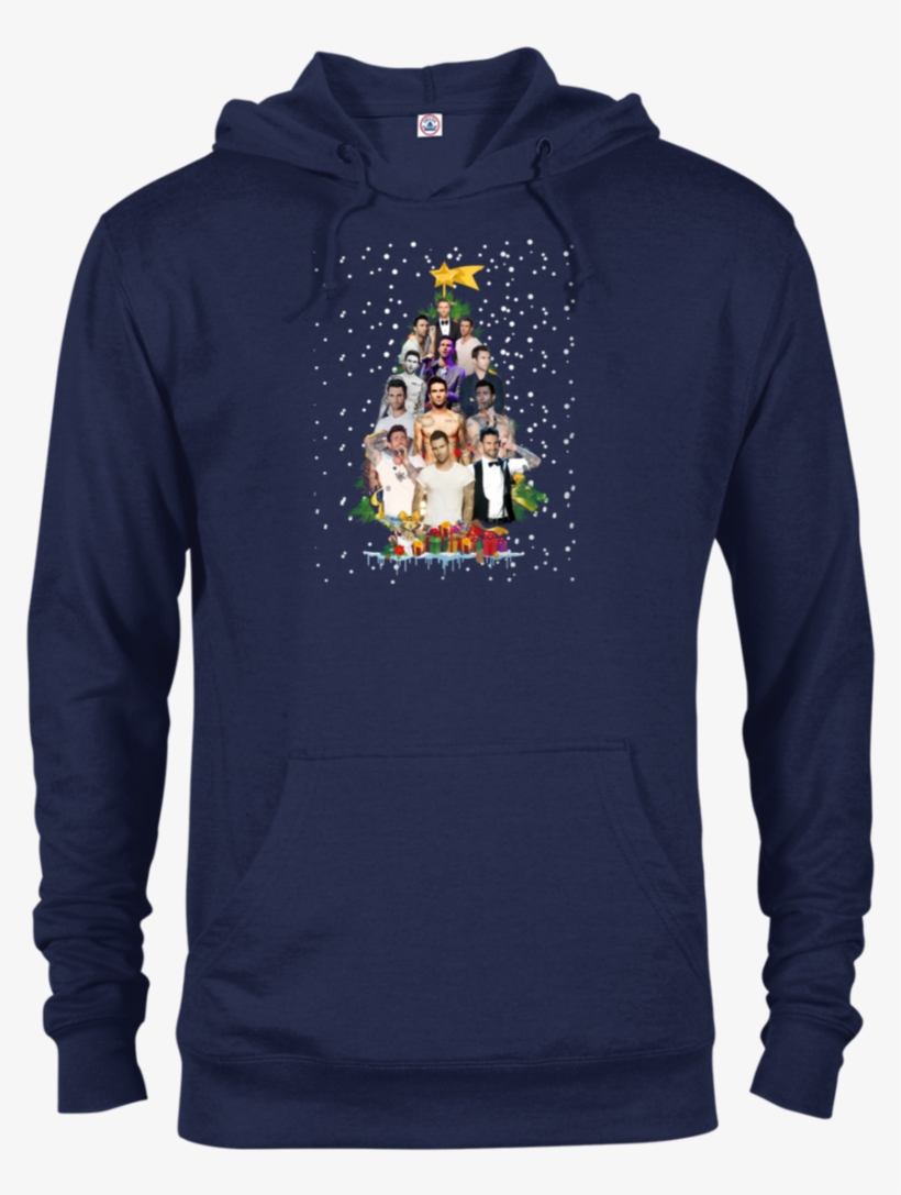 Adam Levine Christmas Tree Shirt - Got Apparel Adult Unisex French Terry Hoodie Halloween, transparent png #3235232