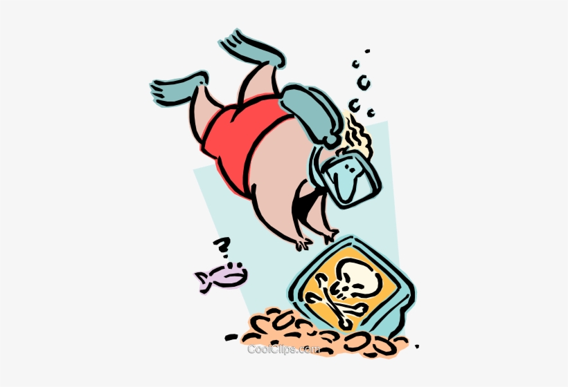 Scuba Diver With Skull And Cross Bones Royalty Free - Fault-tolerant Software, transparent png #3235239