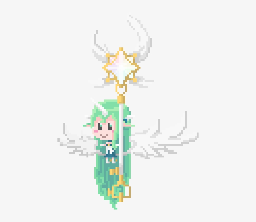 Pixel Art Of Star Guardian Soraka From - Soraka Star Guardian Pixel, transparent png #3235576