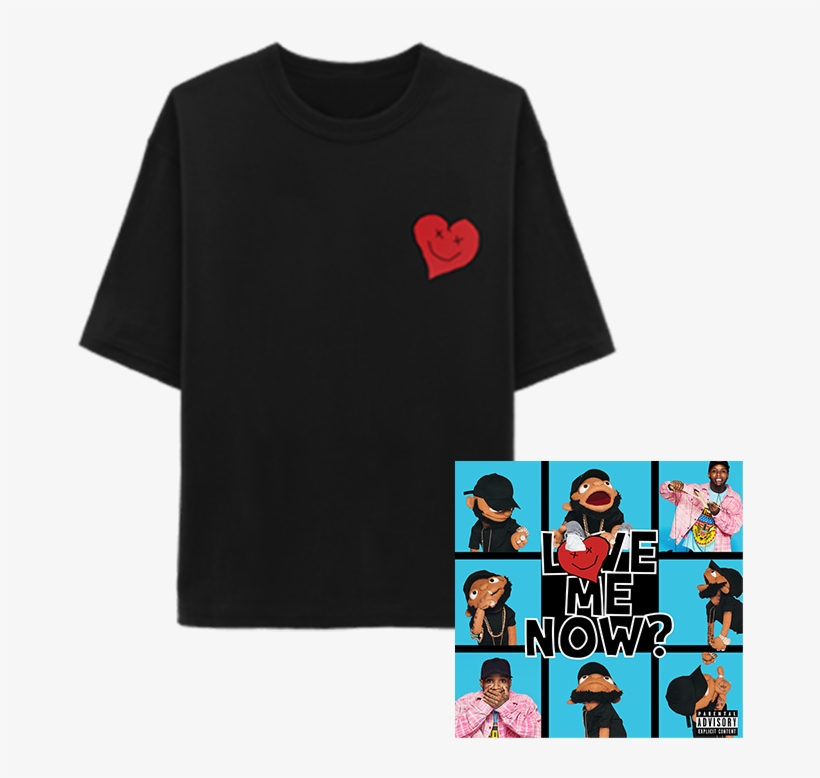"love Me Now" Black T-shirt Digital - Love Me Now?, transparent png #3235909