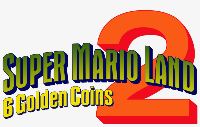 Super Mario Land 2 6 Golden Coins - Super Mario Land 2 6 Golden Coins Logo, transparent png #3235939